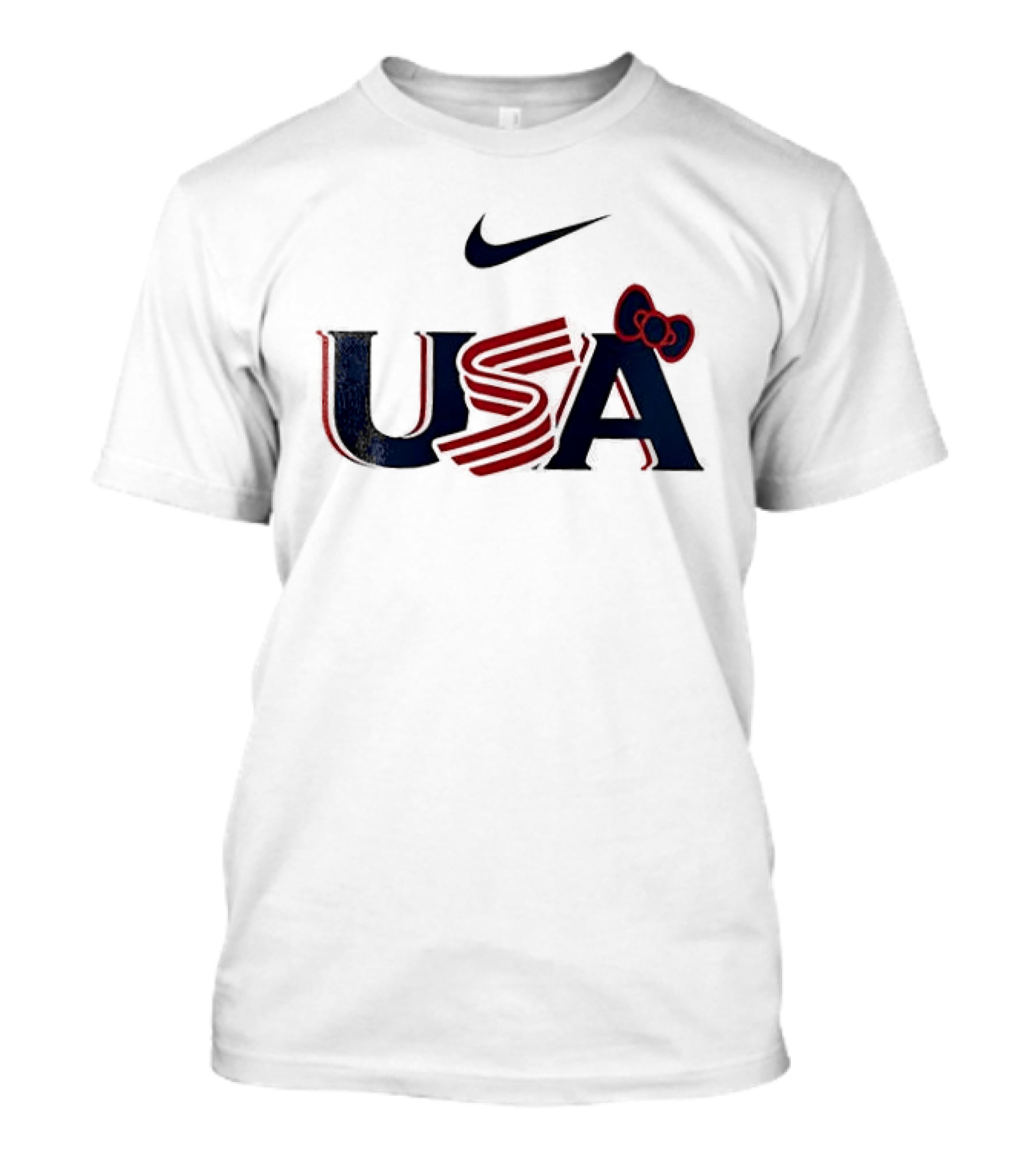 Nike USA Hello Kitty Collaboration Baseball T-Shirt