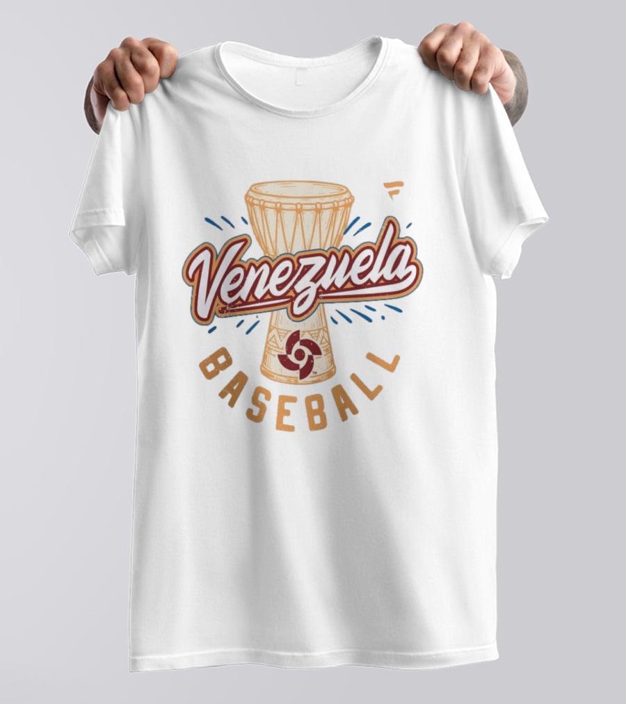 Venezuela Baseball 2026 World Baseball Classic Drum T-Shirt