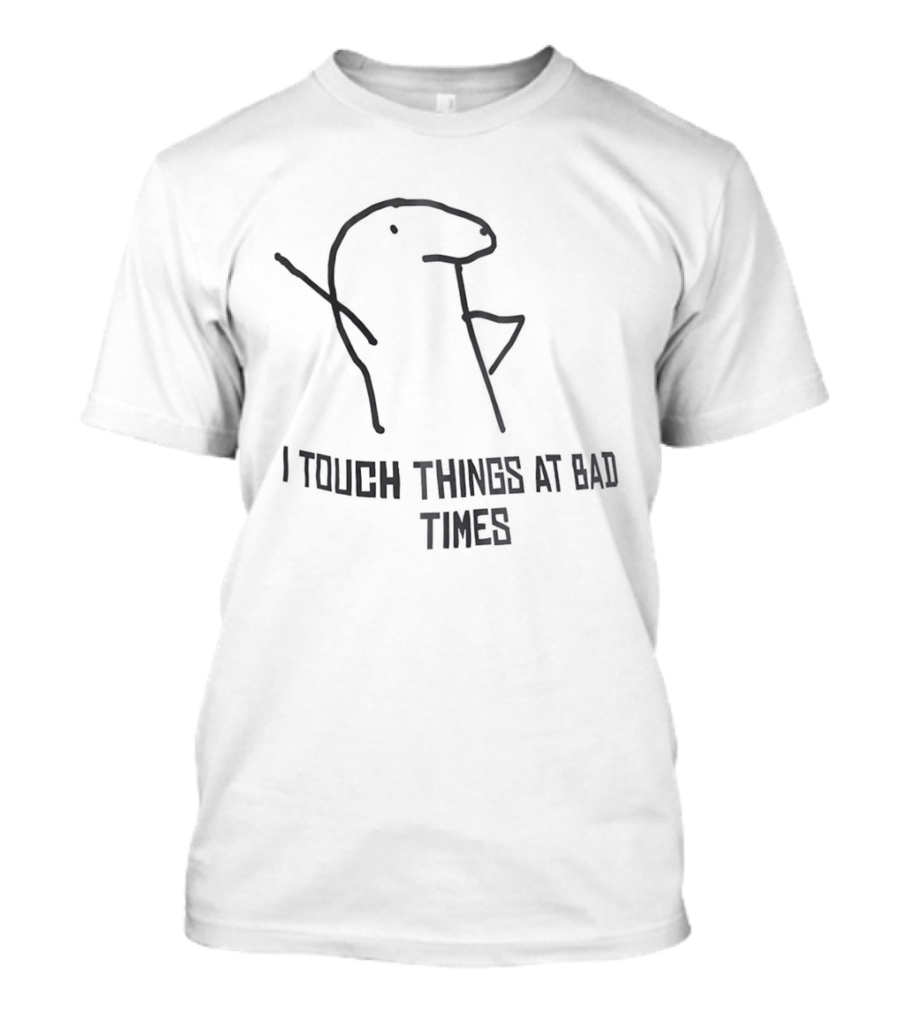 Flork Of Cows I Touch Things At Bad Times For Humorous Moments T-Shirt