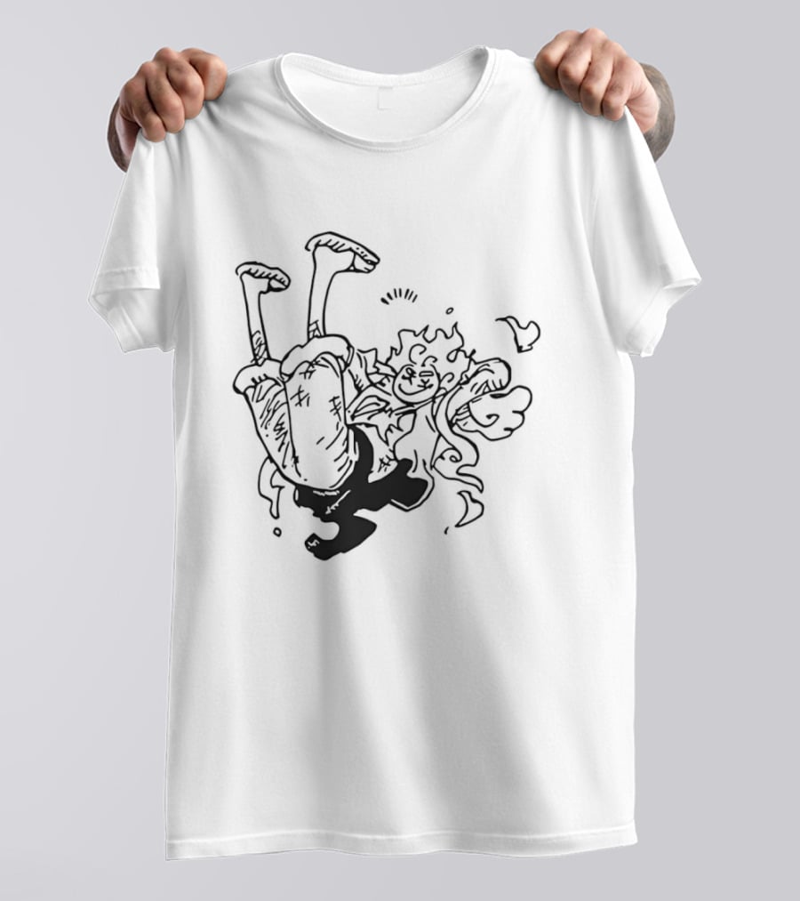 Luffy Gear Fifth Transformation Energetic Pose One Piece 5 T-Shirt