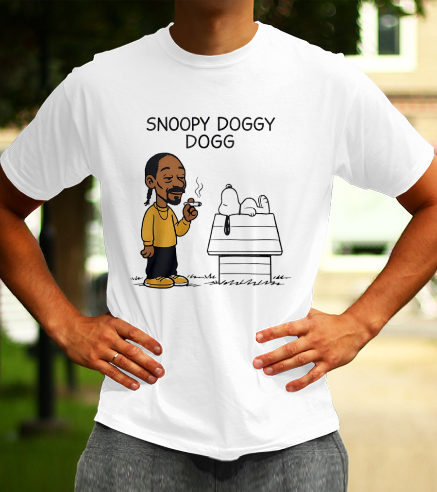 Snoopy Doggy Dogg Snoop Dogg And Snoopy Mashup T-Shirt