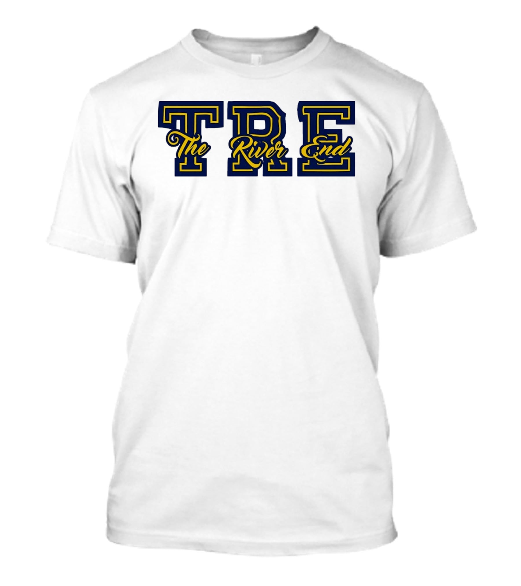 TRE The River End Supporters Section Bold Lettering T-Shirt