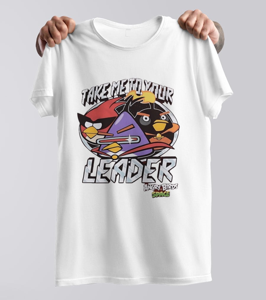 Angry Birds Space Take Me To Your Leader T-Shirt