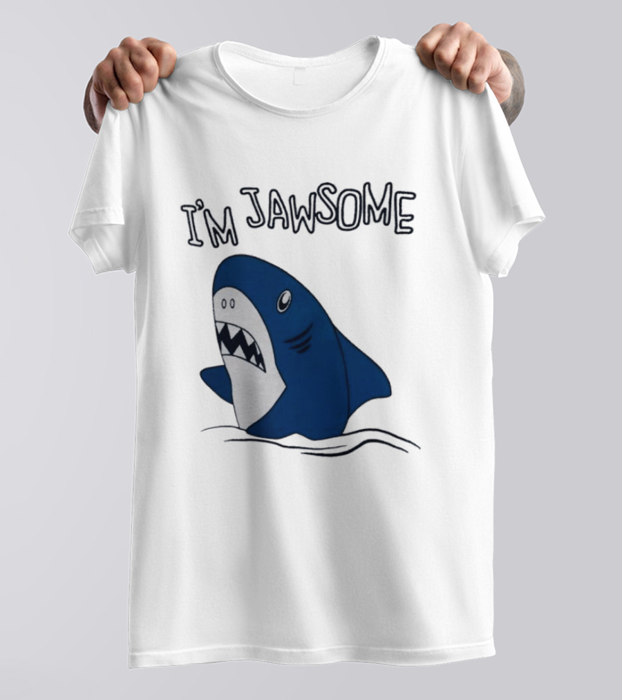 I'm Jawsome Shark Meme Fun Cartoon T-Shirt