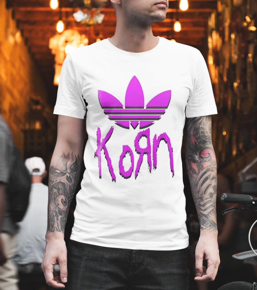 Korn Euro Tour 2026 Adidas Trefoil T-Shirt