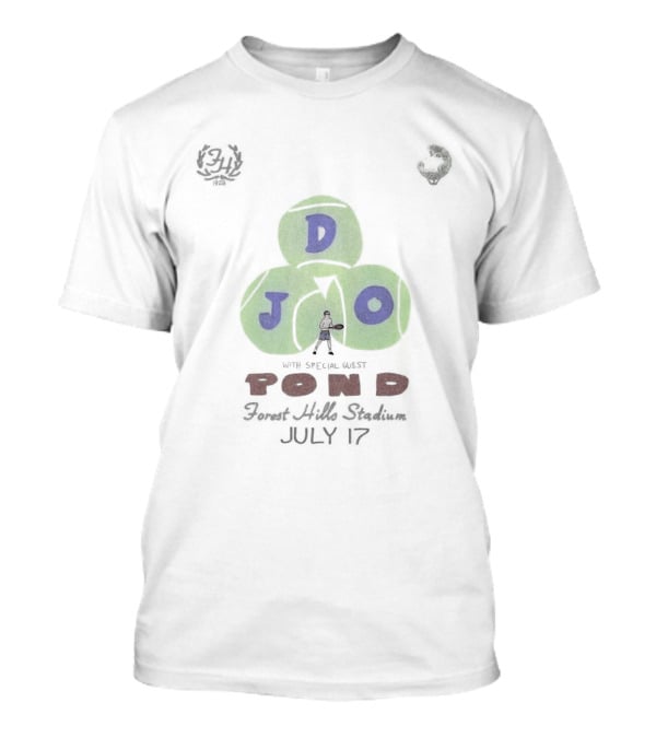 Djo Forest Hills Stadium July 17 2026 Featuring Pond T-Shirt