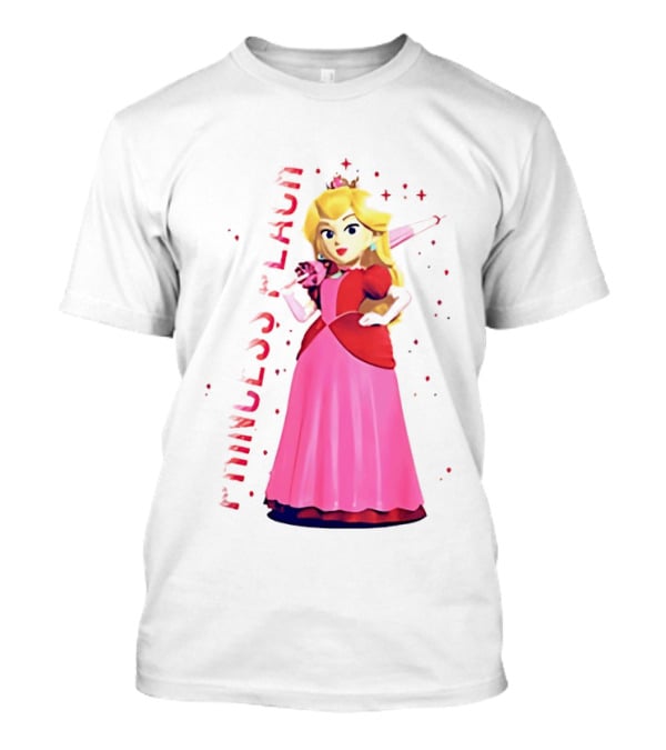 Princess Peach Animated Character Princess Peach The Movie T-Shirt