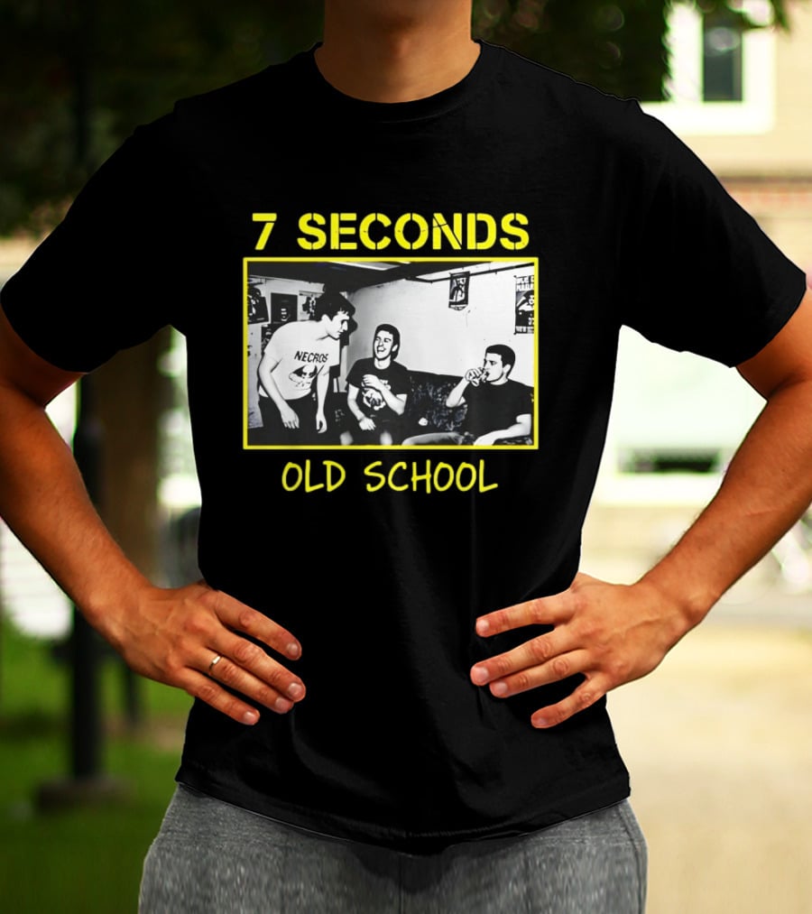 7 Seconds Old School Necros Punk Band Scene T-Shirt