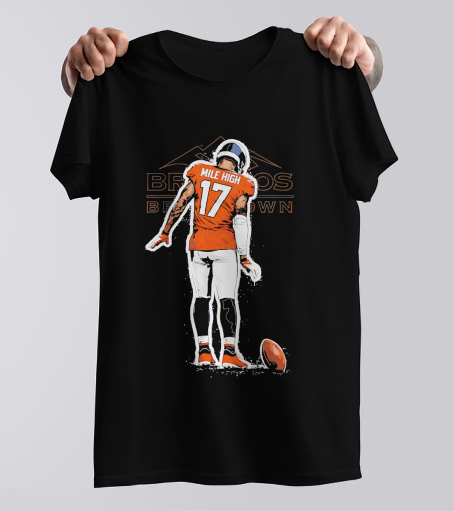 Denver Broncos Mile High Celebration Number 17 T-Shirt