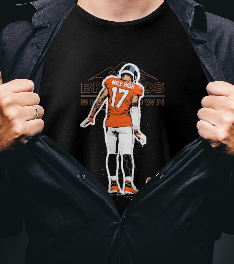 Denver Broncos Mile High Celebration Number 17 T-Shirt