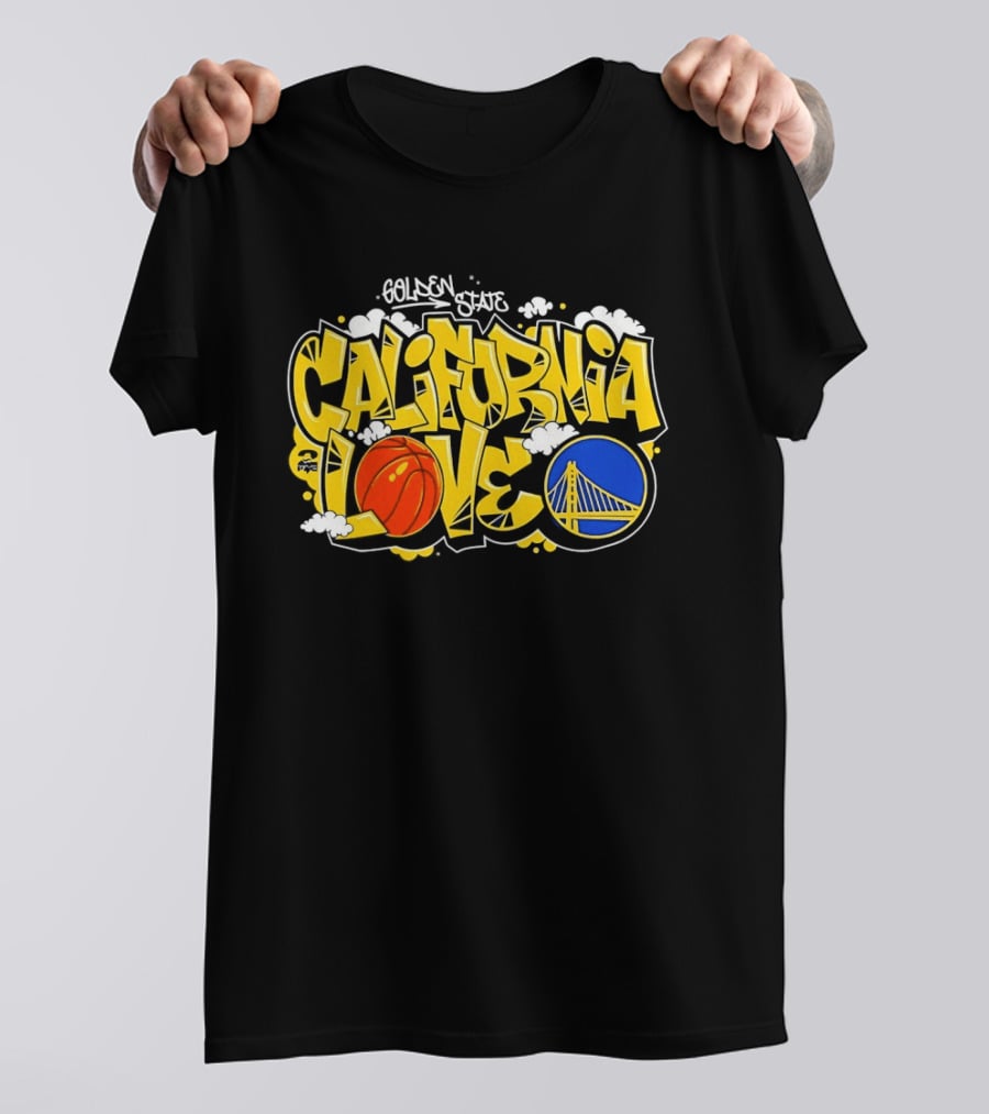 Golden State California Love Warriors Basketball T-Shirt