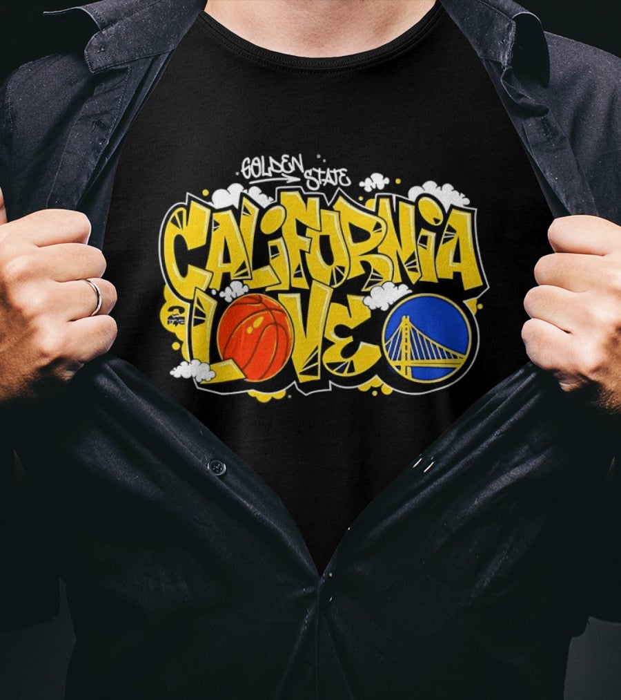 Golden State California Love Warriors Basketball T-Shirt