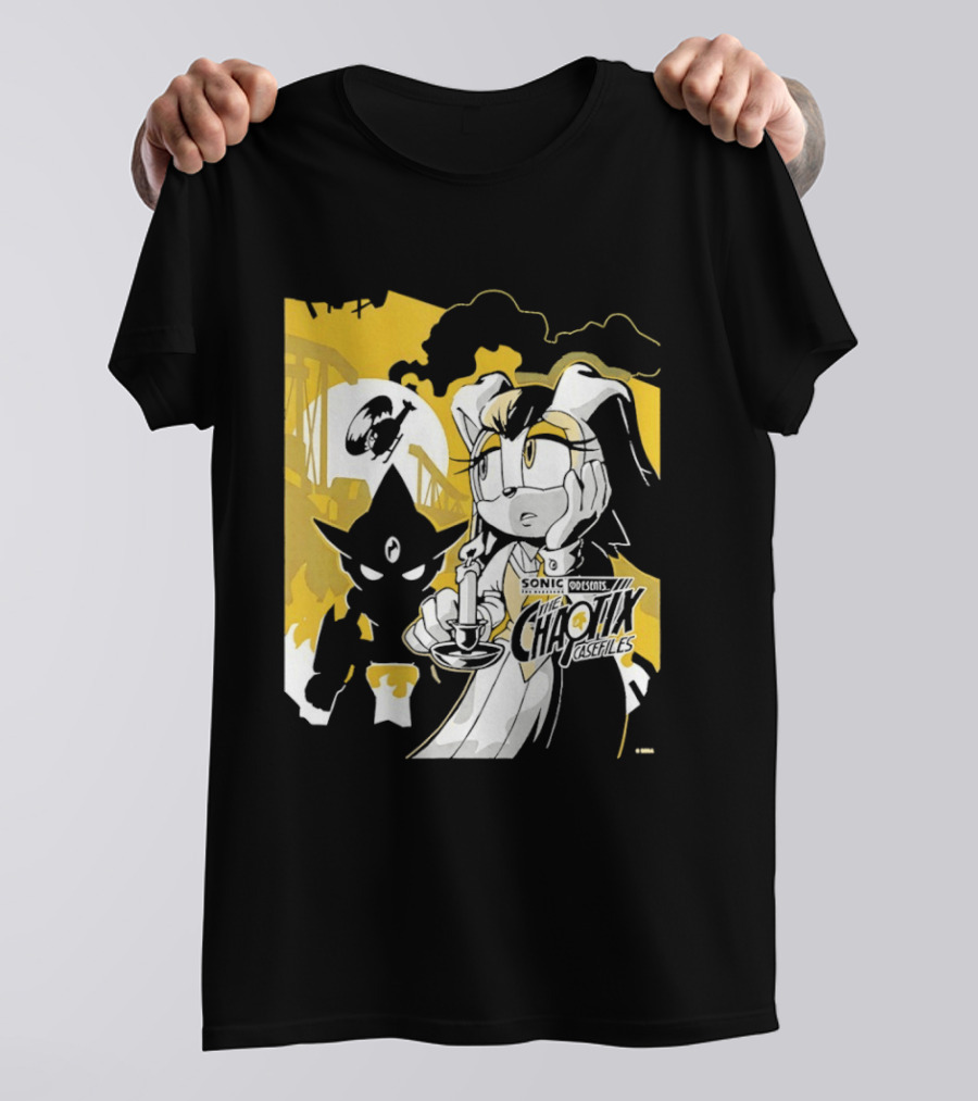 Sonic The Hedgehog Chaotix Casefiles Episode 5 Artwork With Candlelit Scene T-Shirt
