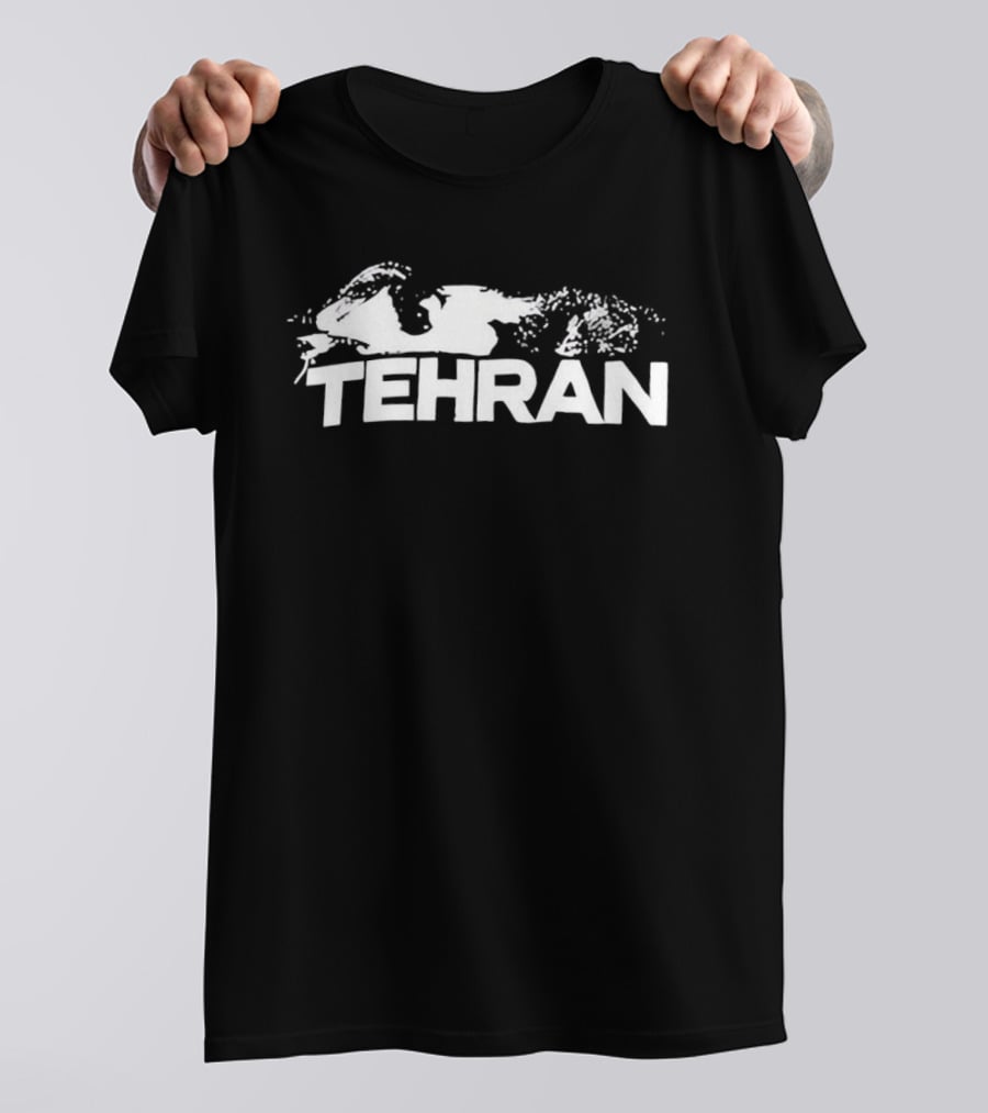 Tehran Map John Abraham's Tehran T-Shirt