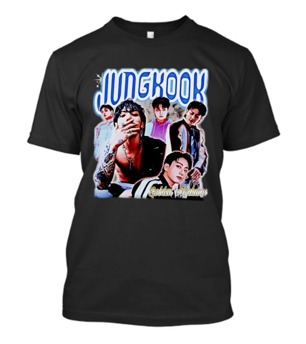Jungkook Golden Maknae Multicolor Fashion T-Shirt
