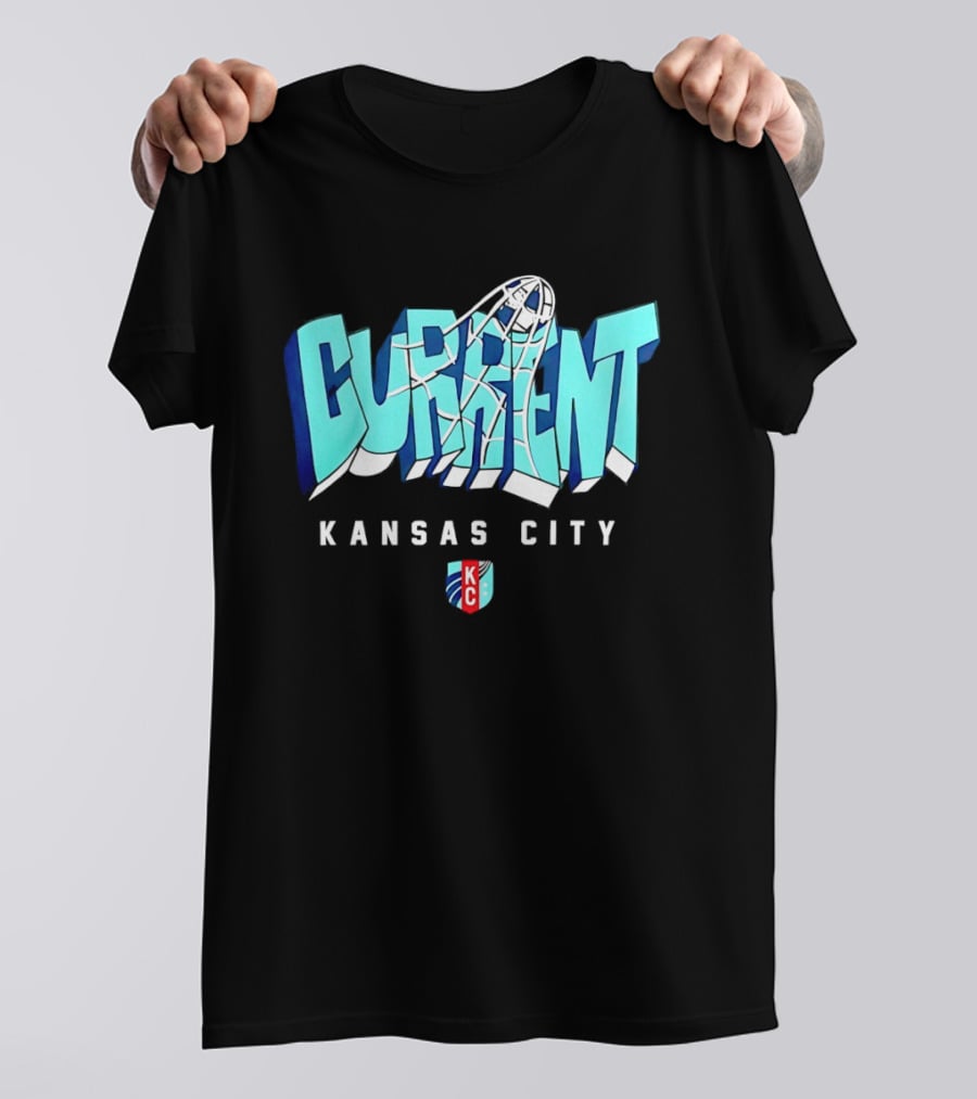 Kansas City Current KC Basketball Net T-Shirt