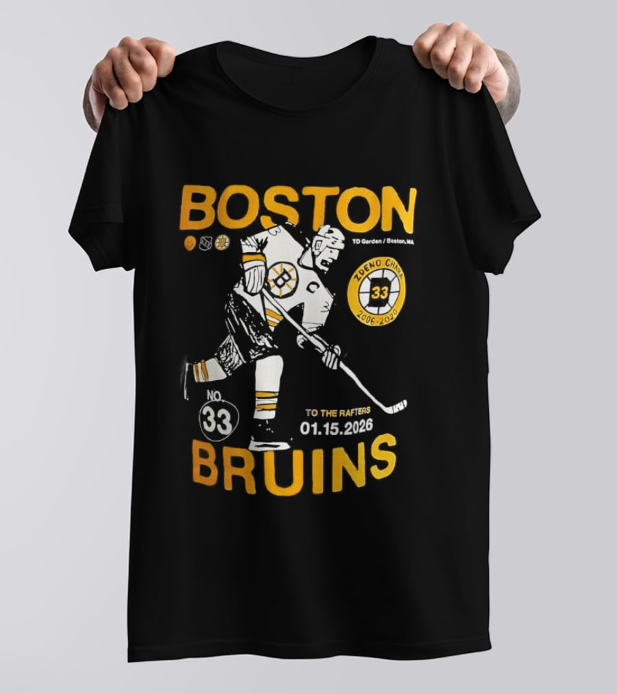 Boston Bruins 1924 Hockey Champion 2026 To The Rafters 01.15.2026 T-Shirt