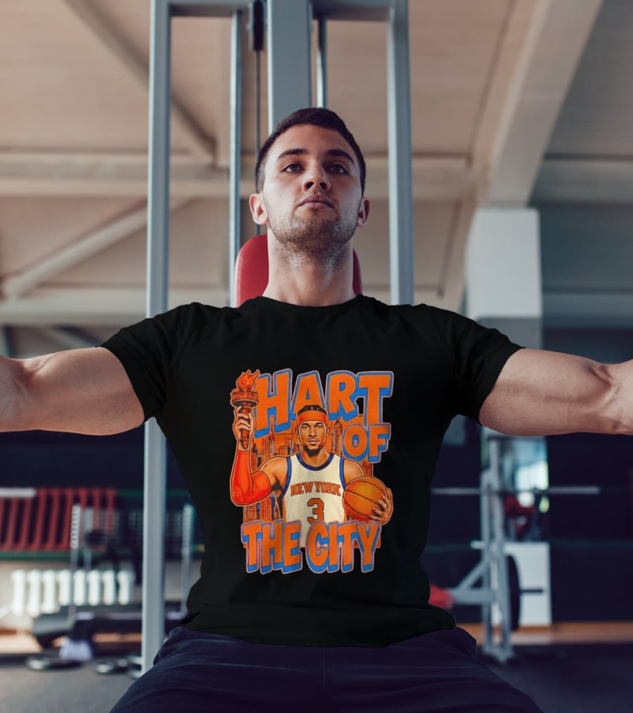New York Knicks Josh Hart Of The City Basketball Torch Player T-Shirt