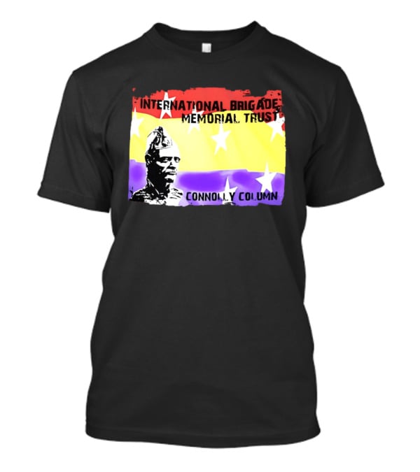 International Brigade Memorial Trust Connolly Column Star Flag T-Shirt