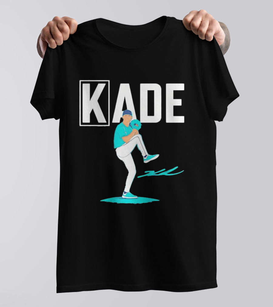 Kade Anderson Seattle Mariners MLB Pitcher K T-Shirt