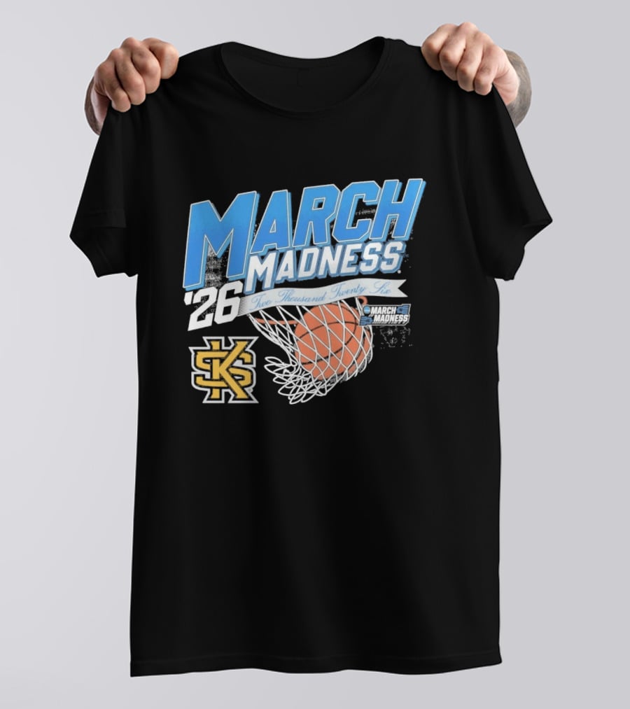 Kennesaw State Owls March Madness 2026 Two Thousand Twenty Six Basketball Net T-Shirt