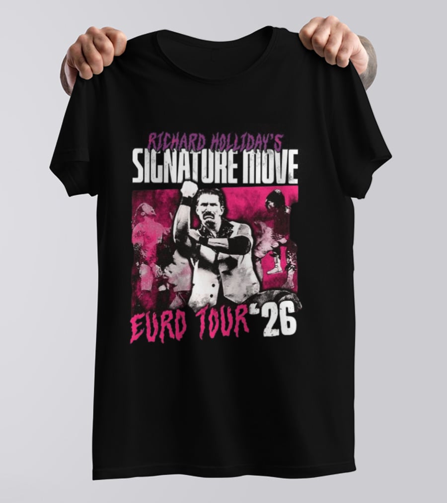 Richard Holliday Signature Move Euro Tour '26 T-Shirt