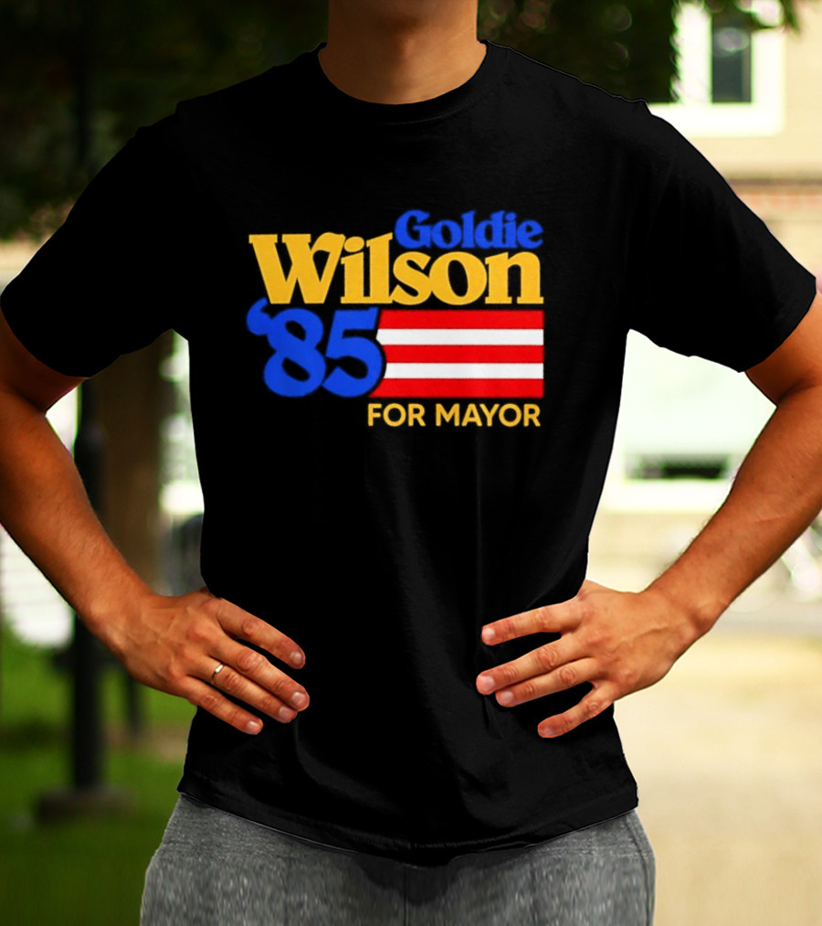 Goldie Wilson '85 For Mayor Back To The Future T-Shirt