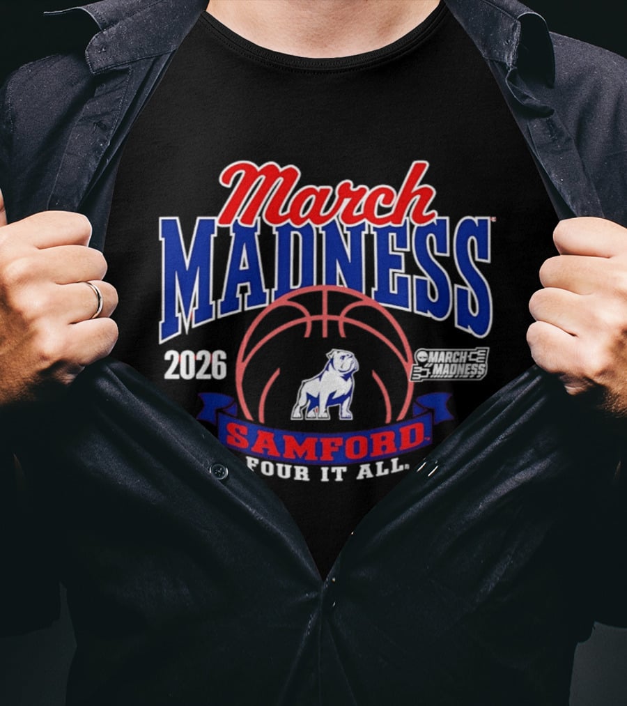 Samford Basketball 2026 March Madness Pour It All T-Shirt