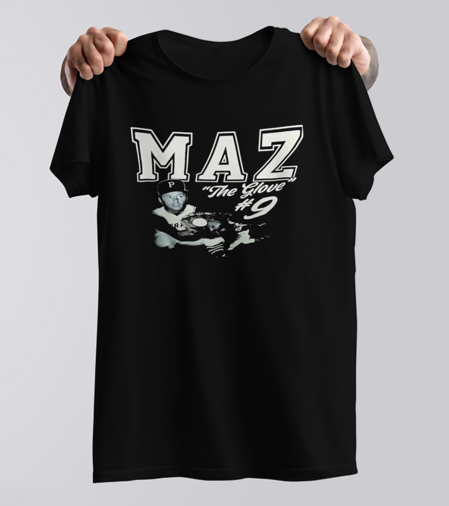 Maz The Glove #9 P Baseball Player T-Shirt