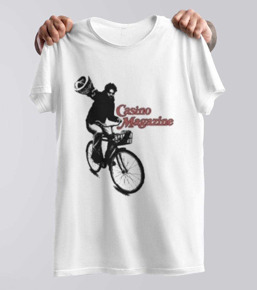 Baby Keem Limited Edition Casino Magazine Cyclist T-Shirt