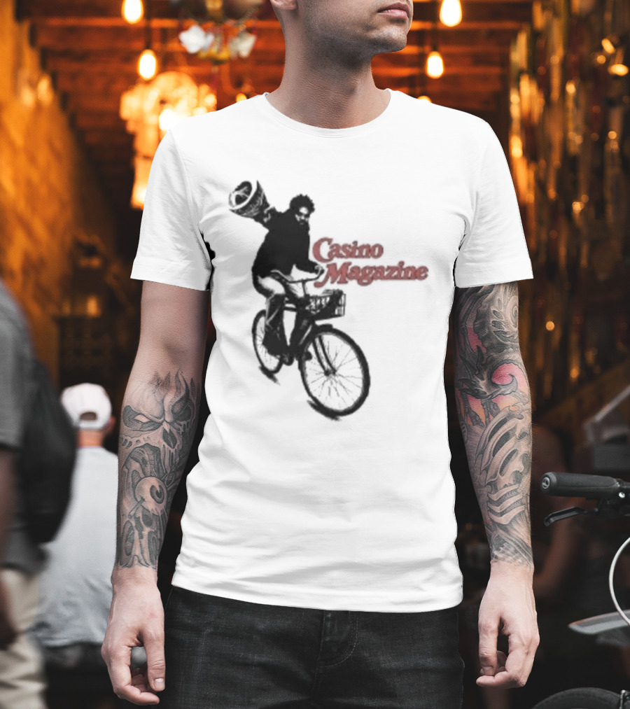 Baby Keem Limited Edition Casino Magazine Cyclist T-Shirt
