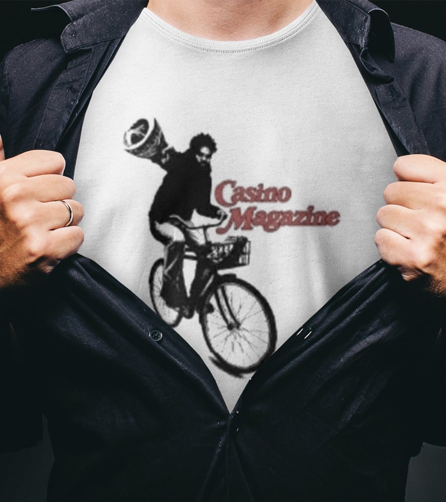 Baby Keem Limited Edition Casino Magazine Cyclist T-Shirt