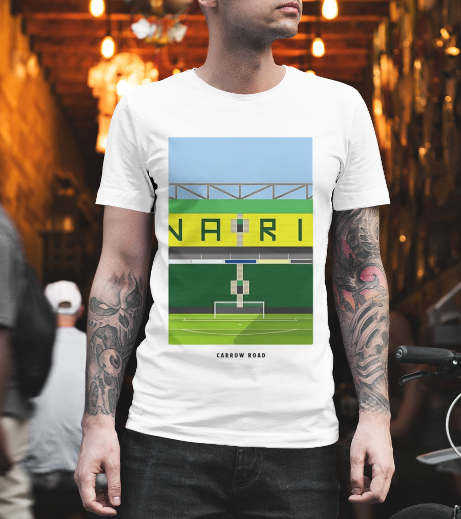 The Canaries Carrow Road Stadium Iconic Architecture T-Shirt