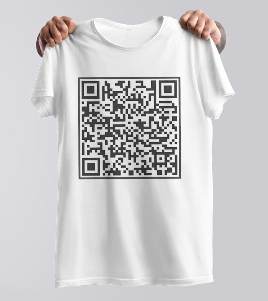 Hiden Message QR Code Political T-Shirt