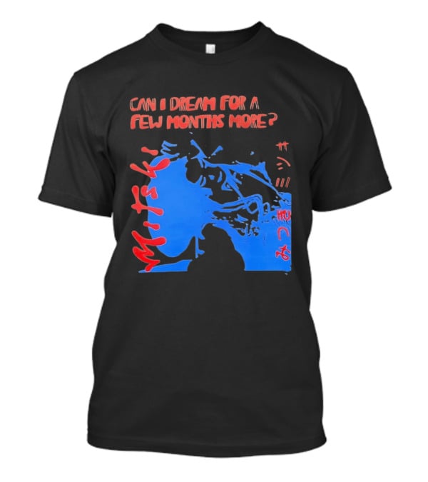 Can I Dream For Few Months More Unique Abstract Peaceful Face Blue And Red T-Shirt