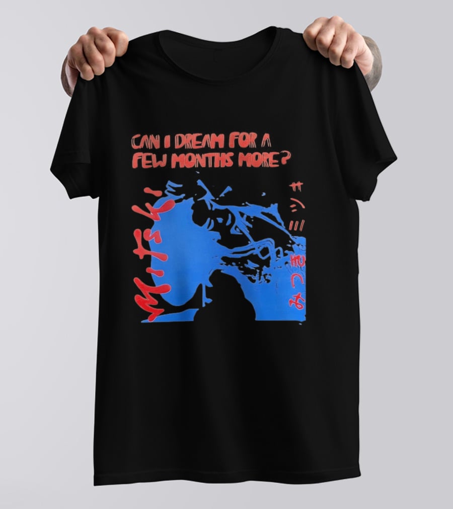 Can I Dream For Few Months More Unique Abstract Peaceful Face Blue And Red T-Shirt