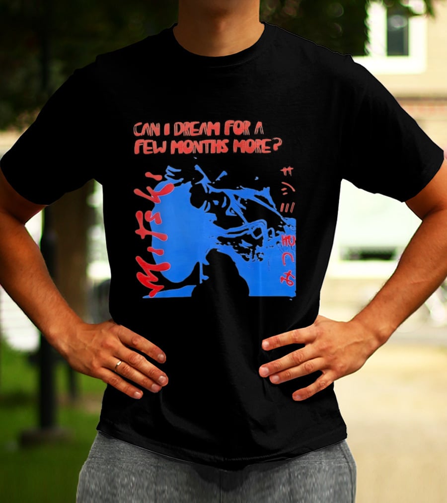 Can I Dream For Few Months More Unique Abstract Peaceful Face Blue And Red T-Shirt