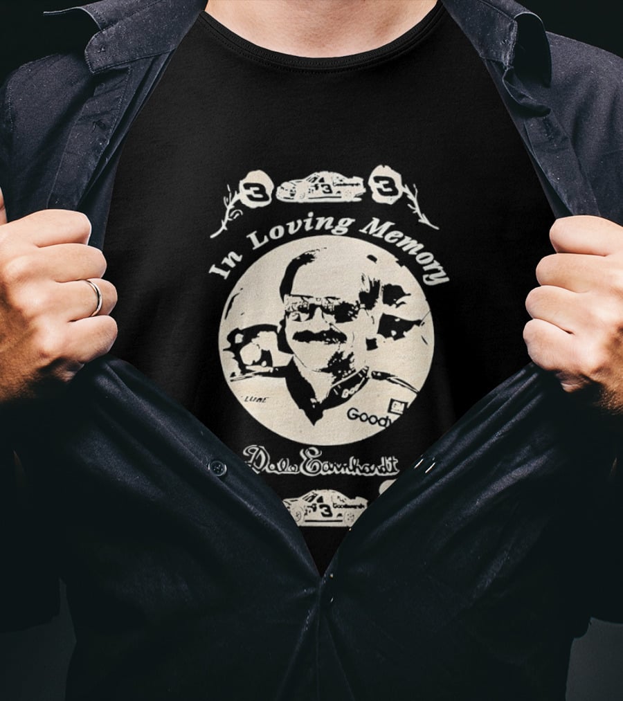 In Loving Memory Dale Earnhardt Goodwrench Number 3 Racing T-Shirt