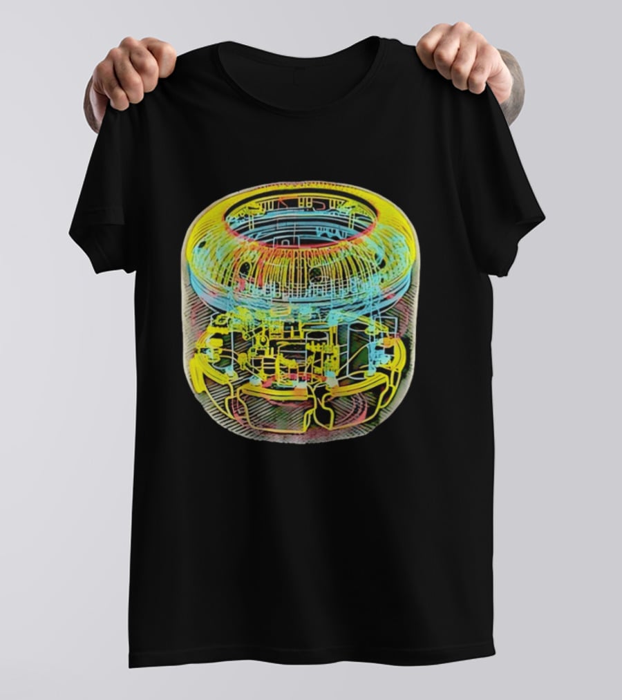 MKER Nuclear Reactor Schematic Blueprint Energy T-Shirt