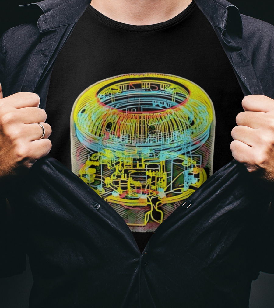 MKER Nuclear Reactor Schematic Blueprint Energy T-Shirt