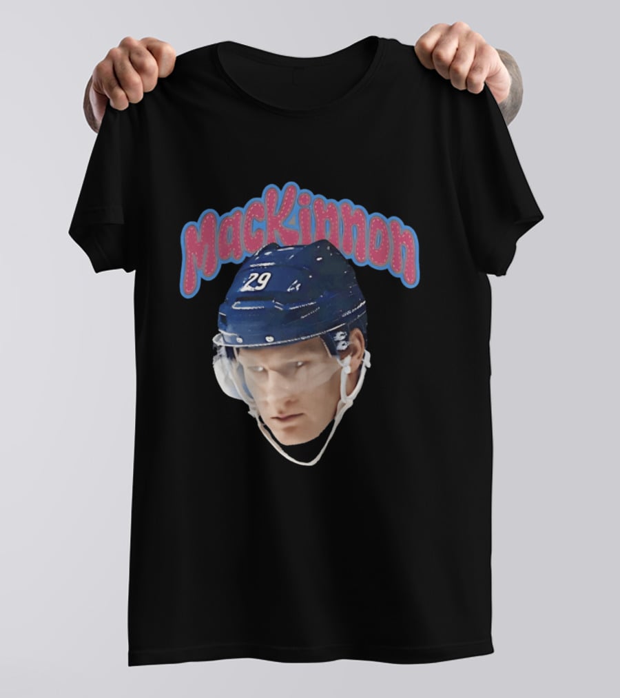 MacKinnon Big Head 29 Colorado Avalanche 26 T-Shirt