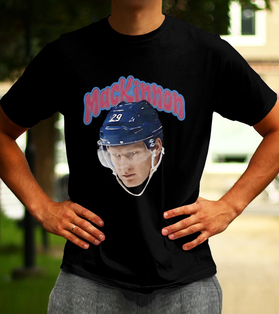 MacKinnon Big Head 29 Colorado Avalanche 26 T-Shirt
