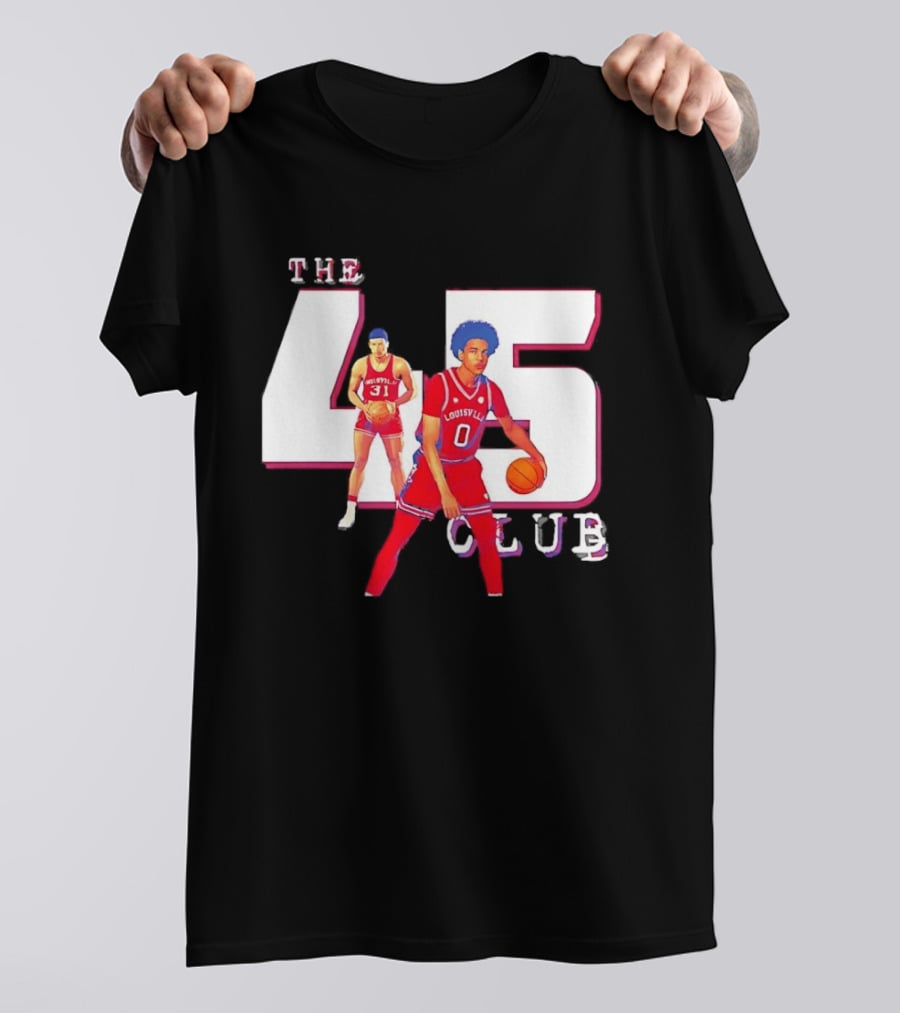 The 45 Club Louisville Cardinals Basketball Mikel Brown 31 And 0 T-Shirt