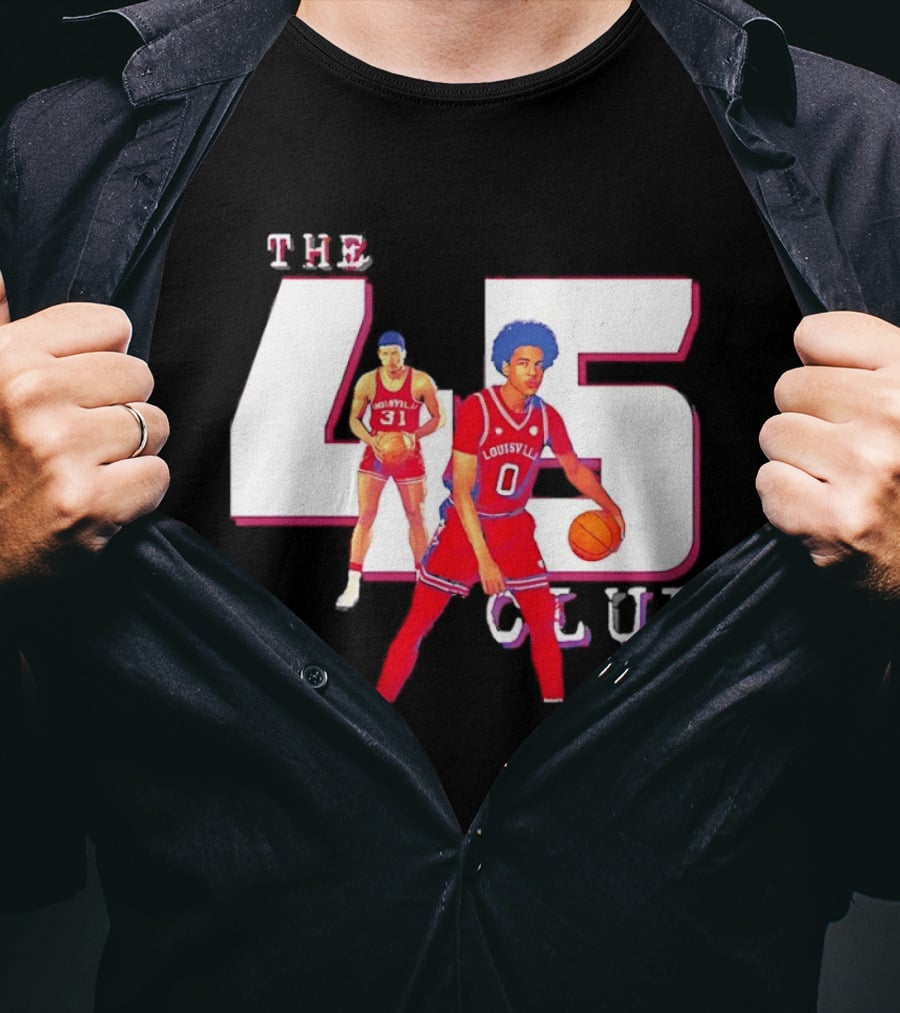 The 45 Club Louisville Cardinals Basketball Mikel Brown 31 And 0 T-Shirt