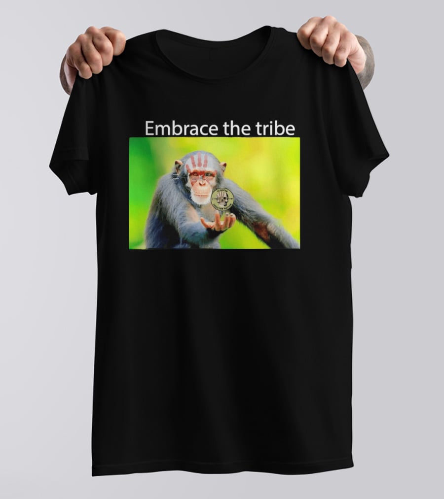 Scalper Choctaw Nation Monkey Embrace The Tribe Handprint T-Shirt