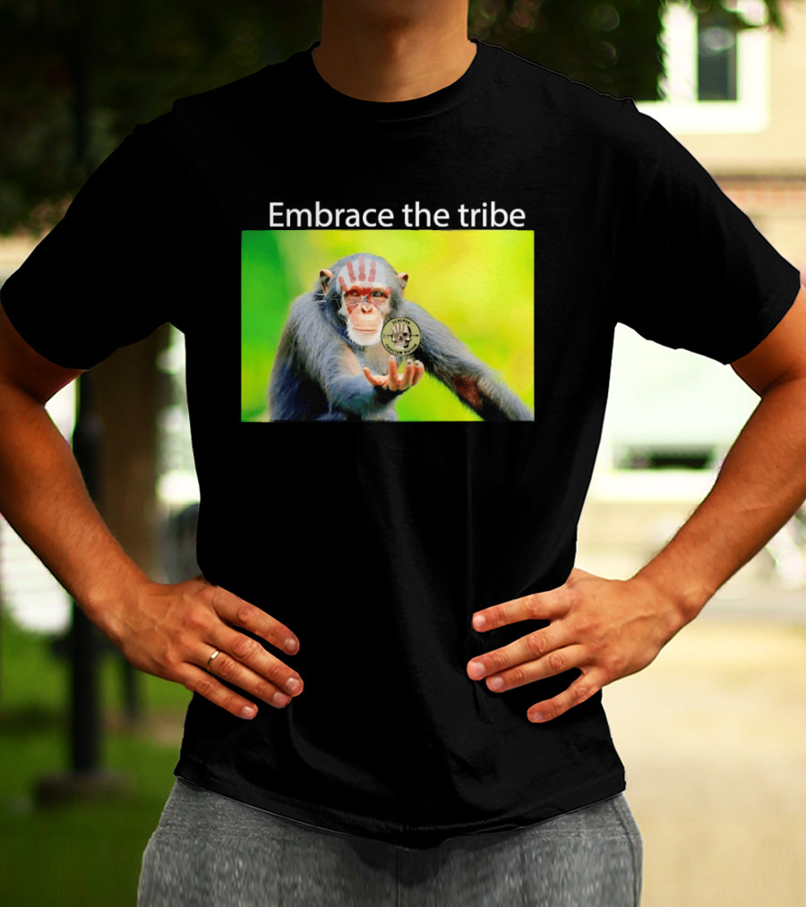 Scalper Choctaw Nation Monkey Embrace The Tribe Handprint T-Shirt