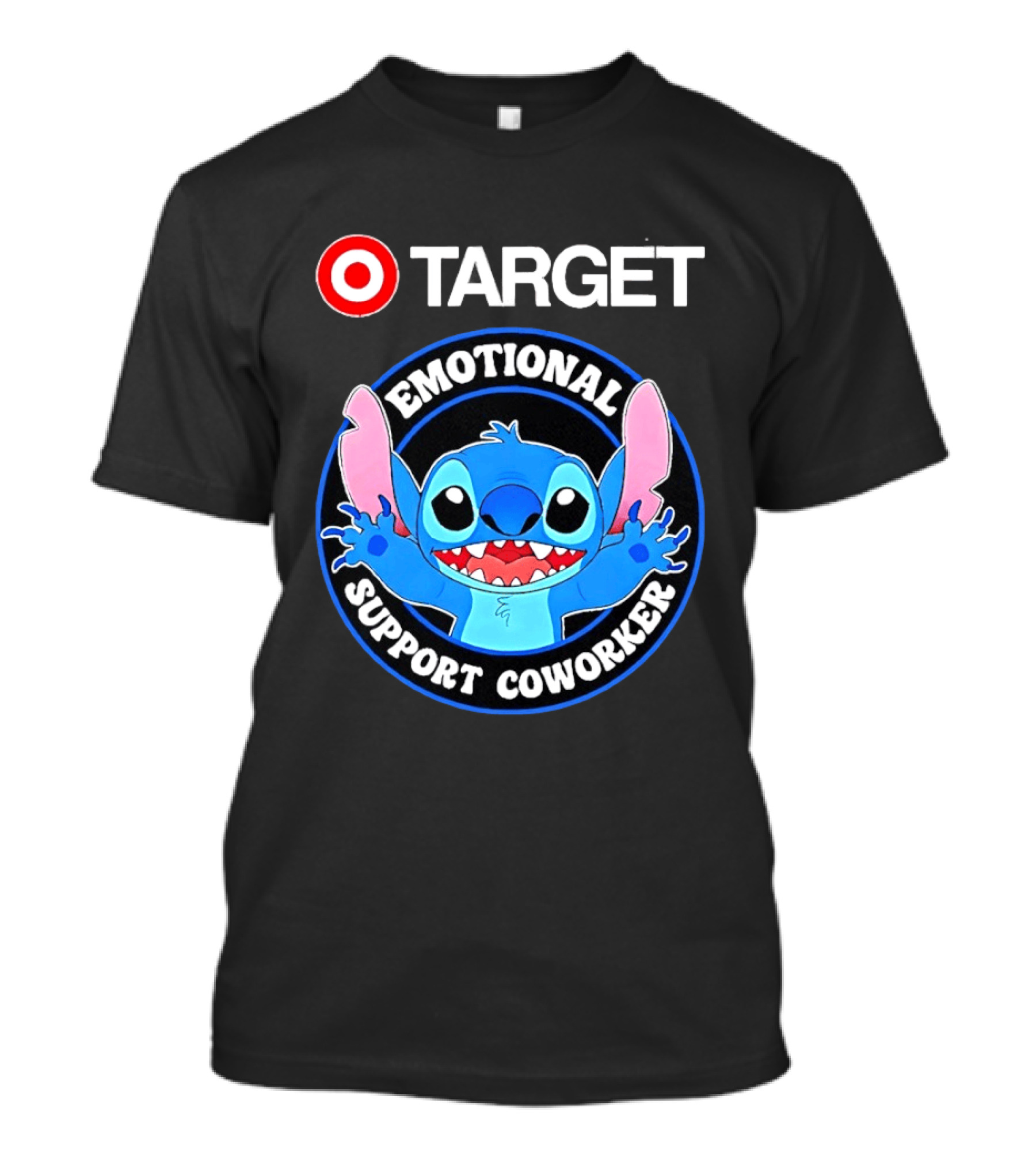 Target Happy Stitch Emotional Support Coworker T-Shirt