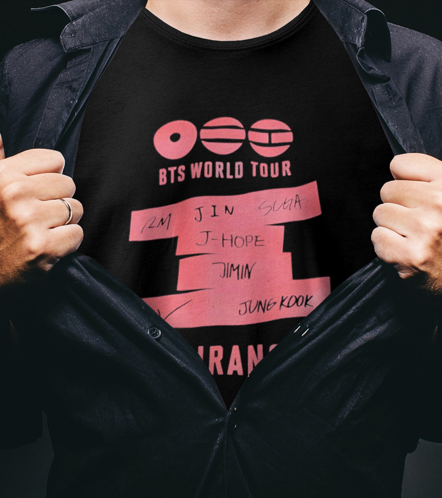 BTS World Tour 2026 Arirang Jimin Suga Jin J Hope Jungkook RM V T-Shirt
