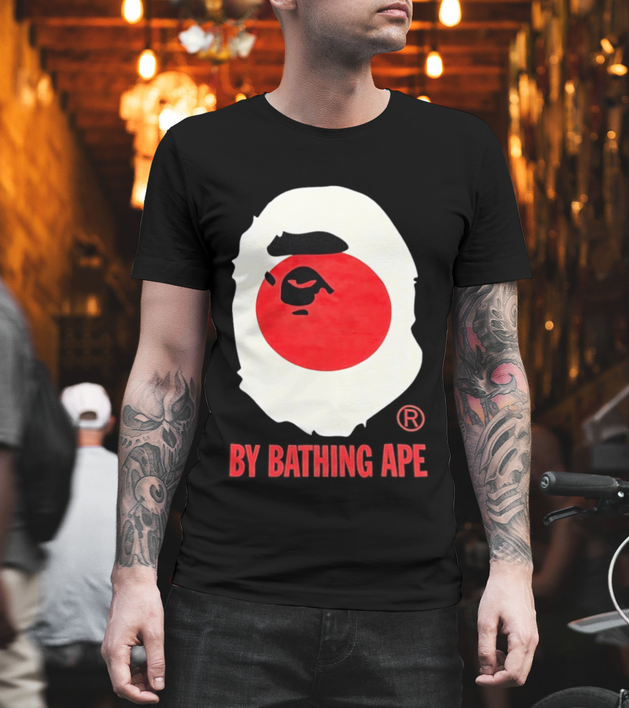 By Bathing Ape Japan Flag T-Shirt
