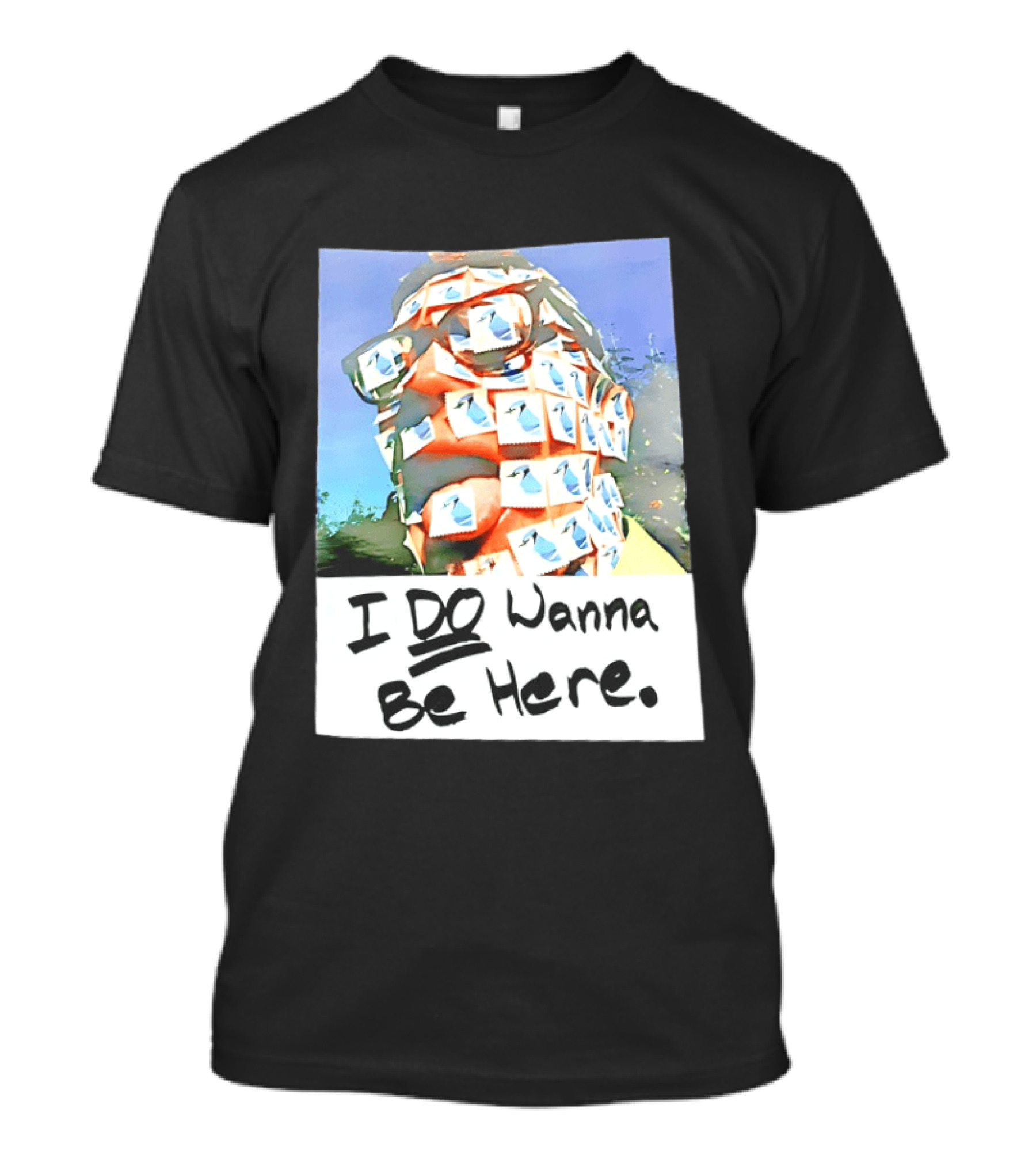 Switchfoot I Do Wanna Be Here Post It Note Collage T-Shirt